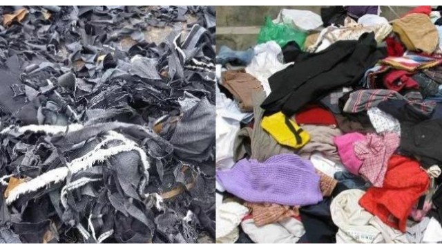 new design double shaft clothes shredder for recycling all fabric waste