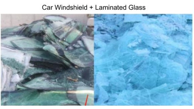 windshield recycling machine