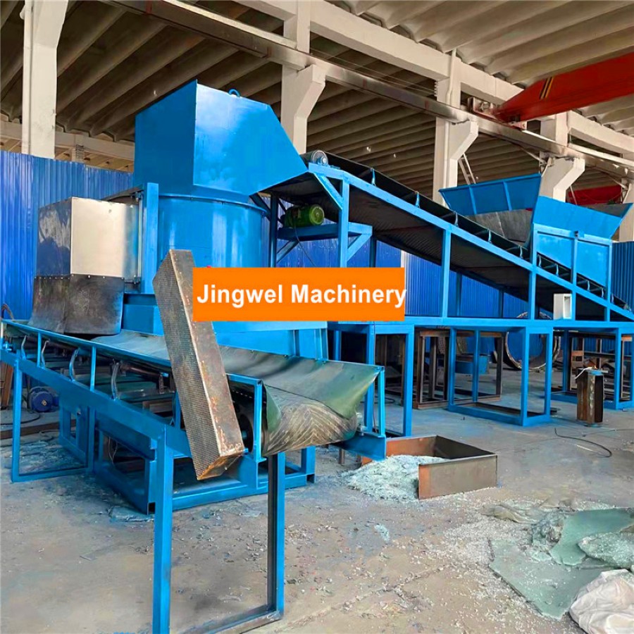 LCD LED display screen glass substrate recycling separating machine